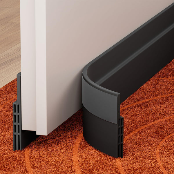 Grotheory 2 Pack under Door Draft Stopper, Home Improvement, Weather Stripping Door Seal, Bottom of Door Sweep, Garage Window Blocker Noise Dust