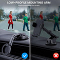 For Magsafe Car Mount,?Strong Magnets & Low Profile? Magnetic Phone Holder for Car Dashboard Windshield Universal Hands Free Car Phone Holder for