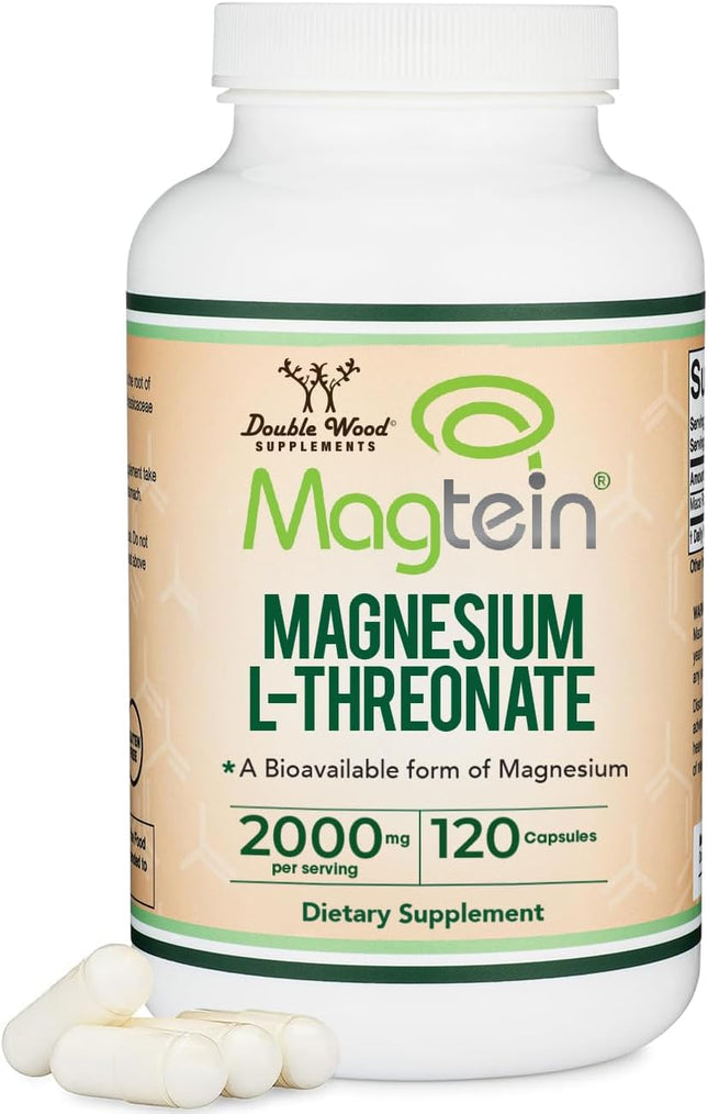 Magnesium L Threonate, Magtein™, Sleep and Cognitive Support – High Absorption –