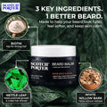 Scotch Porter Conditioning Beard Balm â Smooth, Shape, Moisturize & Soften Coarse, Dry Facial Hair While Encouraging Growth for a