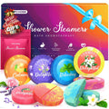 Shower Steamers Aromatherapy for Women - 8 Scents Bath Bombs with Gift Packing, Birthday Gifts for Women, Men, Dad, Grandma, Daughter, Self Care
