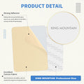 KING MOUNTAIN Canvas Repair Patch 9 X11 Inch 2 Pcs Self-Adhesive Waterproof Fabric Patch for Sofas, Tents, Furniture,Tote Bags, Car Seats (Beige2.0)