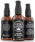 Viking Revolution Sandalwood Pre-Shave Oil for Men - Smooth, Irritation-Free Shave, 1 Fl Oz - All Skin Types