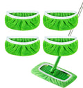 4 Pack Reusable Microfiber Mop Pads for Swiffer Sweeper - Wet & Dry Cleaning Cloths - Mop Head Replacement Washable Refills for Household Floors