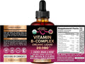 USDA Organic Vitamin B-Complex B5 Pantothenic Acid | B12 Methylcobalamin | B1 Thiamine | B6 Pyridoxine | B7 Biotin | B9 Folic | B3 Niacinamide - B