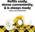 Scotch Double Sided Tape with Tape Dispenser, Office and School Supplies for Arts and Crafts, Alternative to Scrapbooking Tape, 0.75 In. X 500