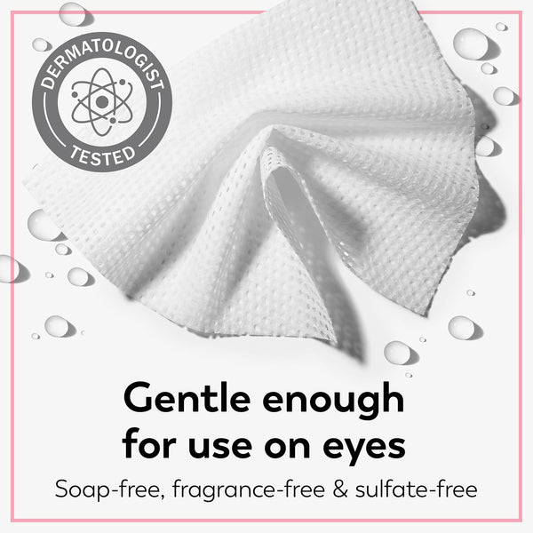 Olay Daily Facials, Daily Clean Makeup Removing Facial Cleansing Wipes, 5-In-1 Water Activated Cloths, Exfoliates, Tones and Hydrates Skin, 66 Count