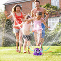 Outdoor Water Spray Sprinkler for Kids and Toddlers, Summer outside Toys Backyard Games with 8 Wiggle Tubes, Attaches to Garden Hose Splashing Fun