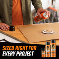 Gorilla Heavy Duty Spray Adhesive, Clear Glue, 14 Ounce (Pack of 1) - All Purpose with Comfort Nozzle for Indoor or Outdoor