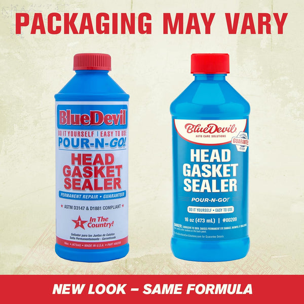 Bluedevil Products 00209 Pour-N-Go Head Gasket Sealer - 16 Ounce