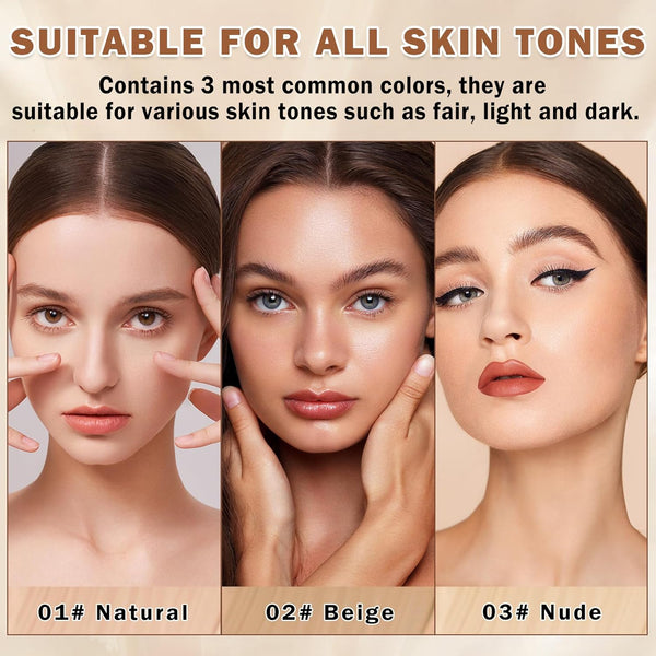 Air Brush Makeup Foundation,Flawless Airbrush Foundation for Older Women,Teenagers,Middle-Aged and Mature Skin,Buildable Coverage with Anti-Aging