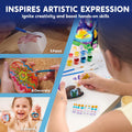 Rock Painting Kit- Glow in The Dark Rock Kit, Arts and Crafts for Kids Ages 6-12, Art Supplies Toy , Kids Craft Paint Kits, Arts & Crafts for Boys