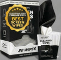 Electronic Wipes Screen Cleaner [40 Wipes] Streak-Free Computer Screen Cleaner & TV Screen Cleaner - Screen Wipes for Electronics, Screen Cleaner