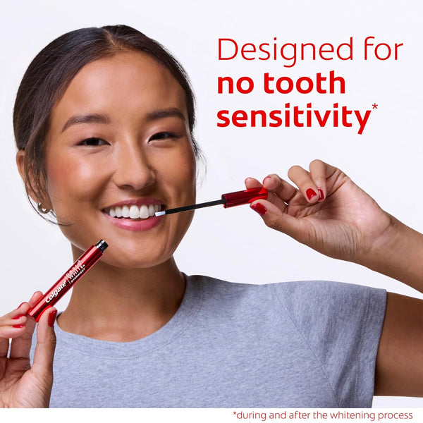 Colgate Optic White Overnight Teeth Whitening Pen, Hydrogen Peroxide Teeth Whitening Pen, Visibly Whiter Teeth in Just 1 Week When Used as