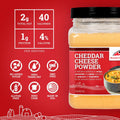 Hoosier Hill Farm Cheddar Cheese Powder, 1LB (Pack of 1)