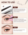 Black Eyeliner Pencil Retractable Gel Eyeliner Pencil Built in Sharpener Waterproof Smudge Proof Waterline Eye Liner Pencil Smooth Creamy Texture