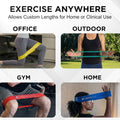 THERABAND Resistance Band Loop Set, Pack of 4, 12 Inch Band Loop Kit for Legs & Butt Workouts, Beginner to Advanced Levels for Exercise, Rehab,