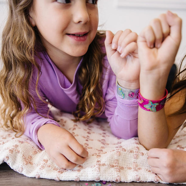 Melissa & Doug Design-Your-Own Bracelets with 100+ Sparkle Gem and Glitter Stickers