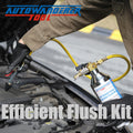 AC Flush Kit Air Conditioner System Flush Canister Gun Set for Clean A/C Line Flush R134A R410A R404A