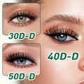 DIY Lash Extension Kit KEYYOU 300Pcs Individual Eyelash Extension Kit 40D 0.07D Curl 9-18MIX Lash Clusters Kit with Lash Glue Remover Applicator