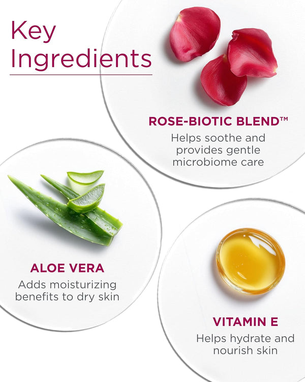 Andalou Naturals 1000 Roses Gentle Cleansing Foam | Foaming Face Wash with Rose Stem Cells & Organic Aloe Leaf Juice | Hydrating Daily Cleanser