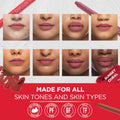 Mirabella Velvet Matte Lip Crayon - Long Lasting Lipstick Crayon & Lip Liner - Retractable, Highly Pigmented Lip Tint & Moisturizing Antioxidant