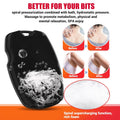 Silicone Body Scrubber - Zinc Infused-Highly Elastic Bristles Exfoliating Body Scrubber for Shower Body,Cellulite Reduction,Blood Circulation - Black