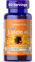 Puritan'S Lutigold Lutein 40Mg Zeaxanthin 1600 Mcg 60 Softgels Free USA Shipping