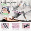 Booty Bands Set, Resistance Bands for Working Out, Exercise Bands for Women and Men Legs and Butt, Stretch Bands for Pilates, Yoga Starter Set