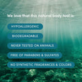 LATHER - Natural Sea Wool Sponge, 4-5" - Organic Exfoliating Body Scrubber - Soft, Gentle Cleansing - Hypoallergenic - All Skin Types - Florida