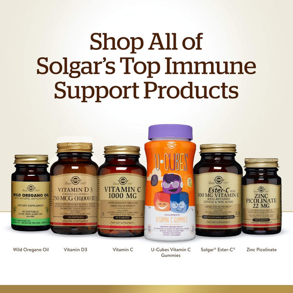 Solgar Ester-C plus Vitamin C (Ascorbate Complex) - Gentle & Non Acidic - Antioxidant & Immune Support - Non GMO, Vegan, Gluten Free, Kosher -
