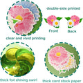 Spring Flower Birthday Party Decorations,30 Set Summer Party Hanging Swirl Ceiling Decorations for Classroom Office Mother Day Decor