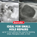 3M Bondo Short Strand Fiberglass Reinforced Filler 21 Oz (595.34 G) with Bondo Cream Hardener 0.5 Oz (14G), Repair Holes up to 0.5 IN, Waterproof