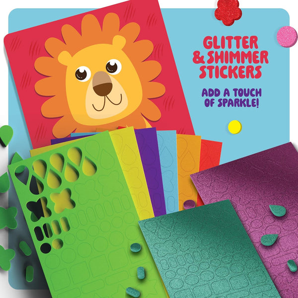 Foam Sticker Art Craft for Kids - Toddler Arts & Crafts for Ages 3-5 - Boys 4-6 Birthday Gift & Stocking Stuffer