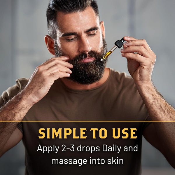Leven Rose Beard Oil for Men and Beard Softener 100% Pure Natural for Bearded Men, Mustaches, and Moisturized Skin 1 Oz by Ranger Grooming Co