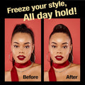 EBIN NEW YORK Wonder Ponytail Bond Freeze Spray Extreme Firm Hold - Coarse Hair 8Oz/ 245Ml | Long Lasting Hold, 24-Hour Frizz Control, Shine