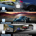 Mirror Dash Cam for Cars,4.5" Rear View Mirror 1080P Front and Rear View Dual Cameras,Super Night Vision,Parking Assistance,G-Sensor,24H Parking