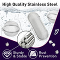 3-Pack Parts Washer Basket - Stainless Steel Basket for Ultrasonic Jewelry - Ideal Small Parts Jewelry Cleaning Basket