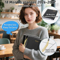 Daily Planner 2025-2026, Monthly Weekly Daily Planner 2025-2026, 18 Month with Tabs, July 2025 - December 2026 Time Management Manual, 100GSM