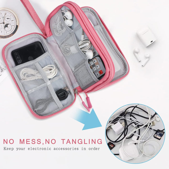 Skycase Electronic Organizer Travel Case - Waterproof Travel Cord Pouches for Organization, Cable Organizer, All-In-One 