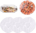 Plastic Bowl Covers Reusable, Food Cover for outside Pack of 200, Fresh Keeping Bags, Plastic Wrap Stretch with Elastic for Outdoor Picnic, Kitchen