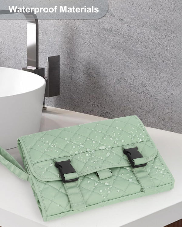Relavel Travel Hanging Toiletry Bag for Men Women Travel Kit Shaving Bag Waterproof Large Makeup Bag Wash Bag Makeup Organizer Cosmetic Case for