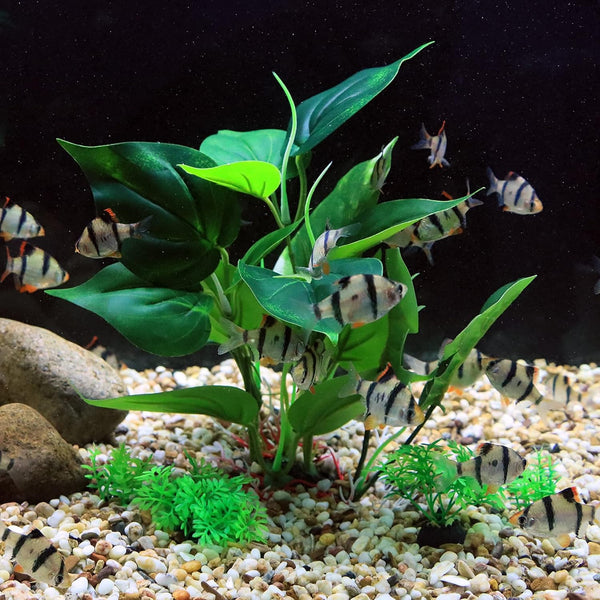 ALEGI Aquarium 10 Inch Silk Plants for Betta Fish Tank, Underwater Aquatic Water Grass Decor