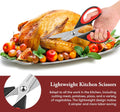 Ibayam Kitchen Scissors All Purpose Heavy Duty, Kitchen Utensils Set, Stainless Steel Cooking Utensils Gadgets, Meat Poultry Food Shears