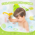 EKUEASYKU Dinosaur Bath Toys for Kids Ages 1-3 2-4 4-8 Toddler Bath Toys Whirling Waterfall Water Toys Fishing Games Bathtub Bath Time Tub Toys