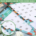 Calendar 2025-2026 - May. 2025 - Jun. 2026, 3 Month Display Wall Calendar (Folded in One Month), 11.3" X 26" (When Opened), Vertical Calendar