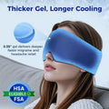 Cooling Gel Eye Mask Sleep - Hsa Fsa Eligible Items Only - Puffy Eyes, Migraine Relief, Dark Circles, FACEMOON Reusable Sleep Mask for Ice Cold