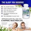 Eden Daily Sleep [New GABA Free Formula] â Fall Asleep Faster, Relax Your Muscles, Promote Deep and Restful Sleep (60 Vegan Capsules)