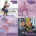 Resistance Band Set - 5 Exercise Bands for Workout & Fitness