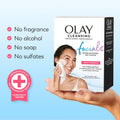 Olay Daily Facials, Daily Clean Makeup Removing Facial Cleansing Wipes, 5-In-1 Water Activated Cloths, Exfoliates, Tones and Hydrates Skin, 66 Count